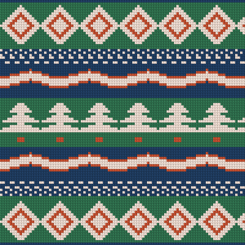 Onchain Fair Isle #30: Nordic Rainbow