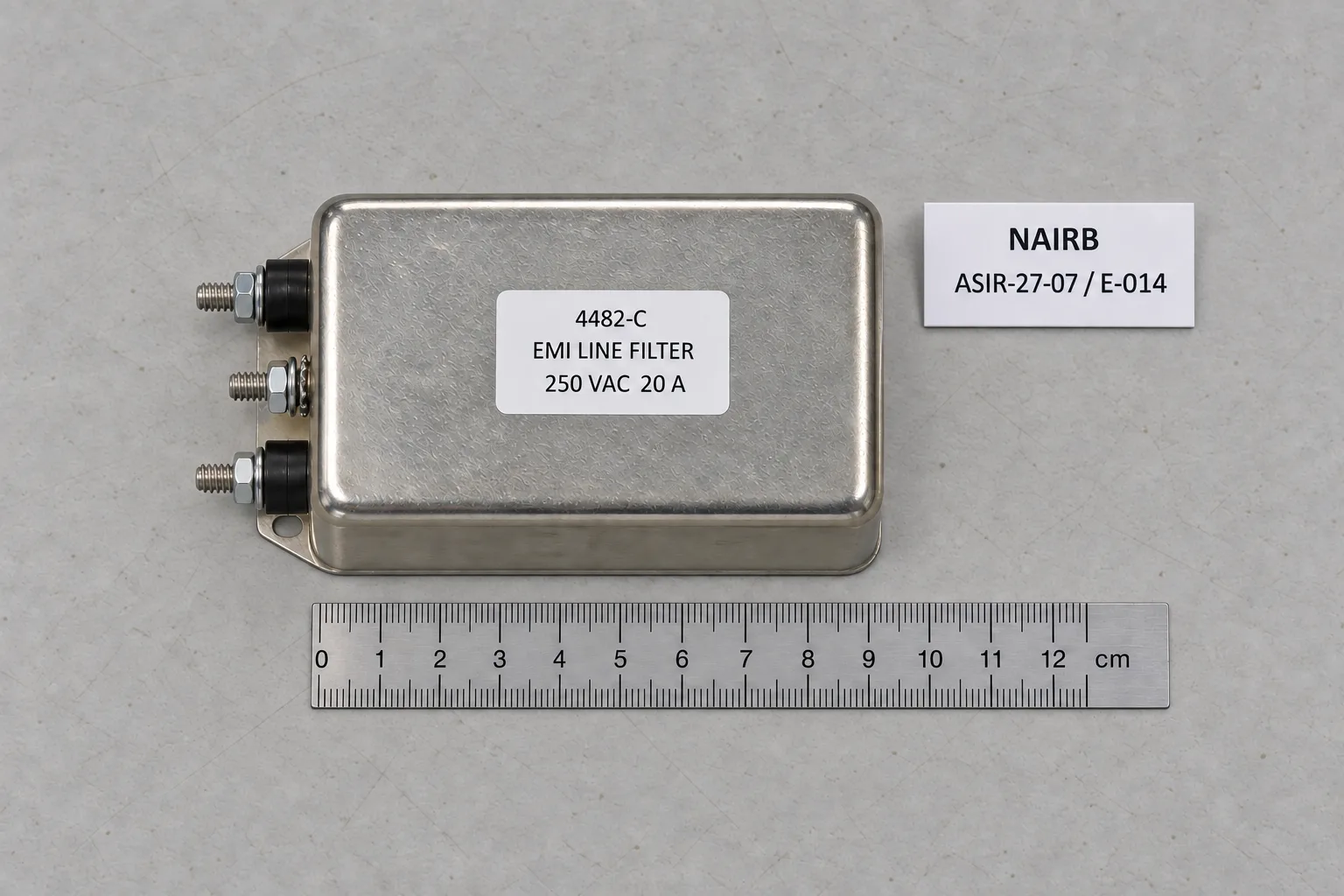 Figure 1. Approved replacement for Component 4471-B, recovered from the receiving facility’s storage array. Installation followed depletion of the original component’s stock after the cluster entered an inaccurate end-of-life designation. The replacement conformed to the specifications used for its approval.